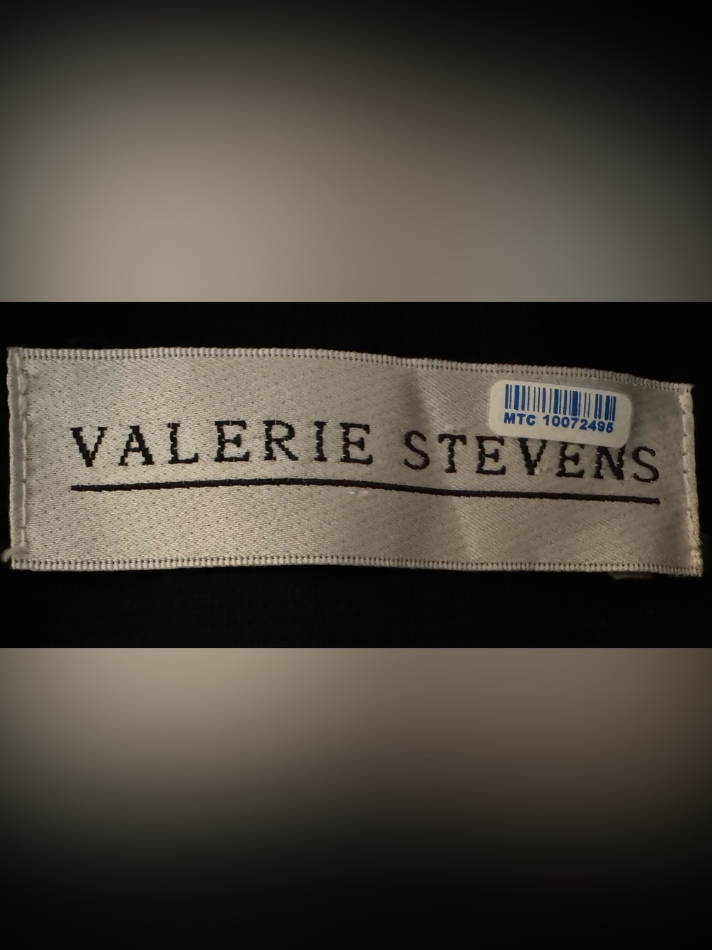 Valerie Stevens Jacket Blazer Black Single-Button Tailored Blazer Size -12 - Picture 7 of 12
